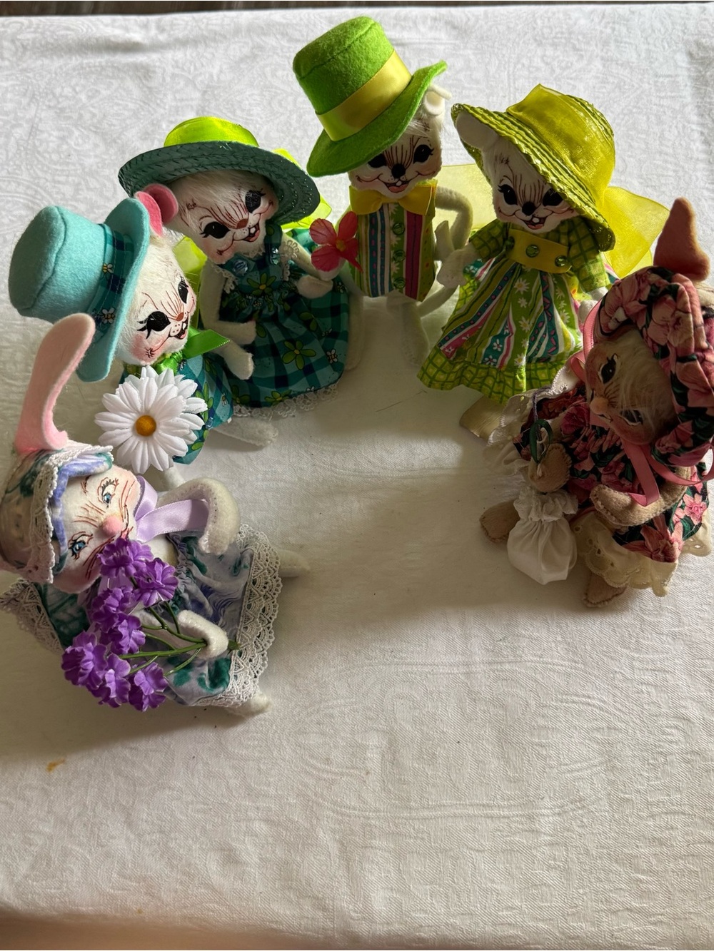 Annalee Felt Figurines Easter Collection